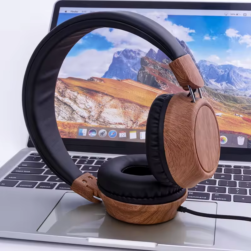  AD08 Wood Headphones High-end wood Headset