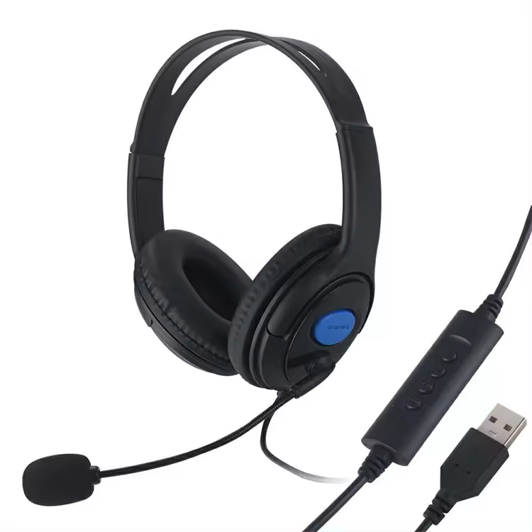 TYPE-C Office Call Center Headphone 