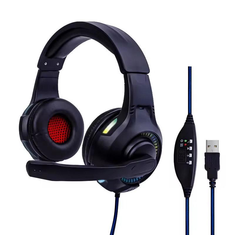 TYPE-C Headset with Central Control Headphone