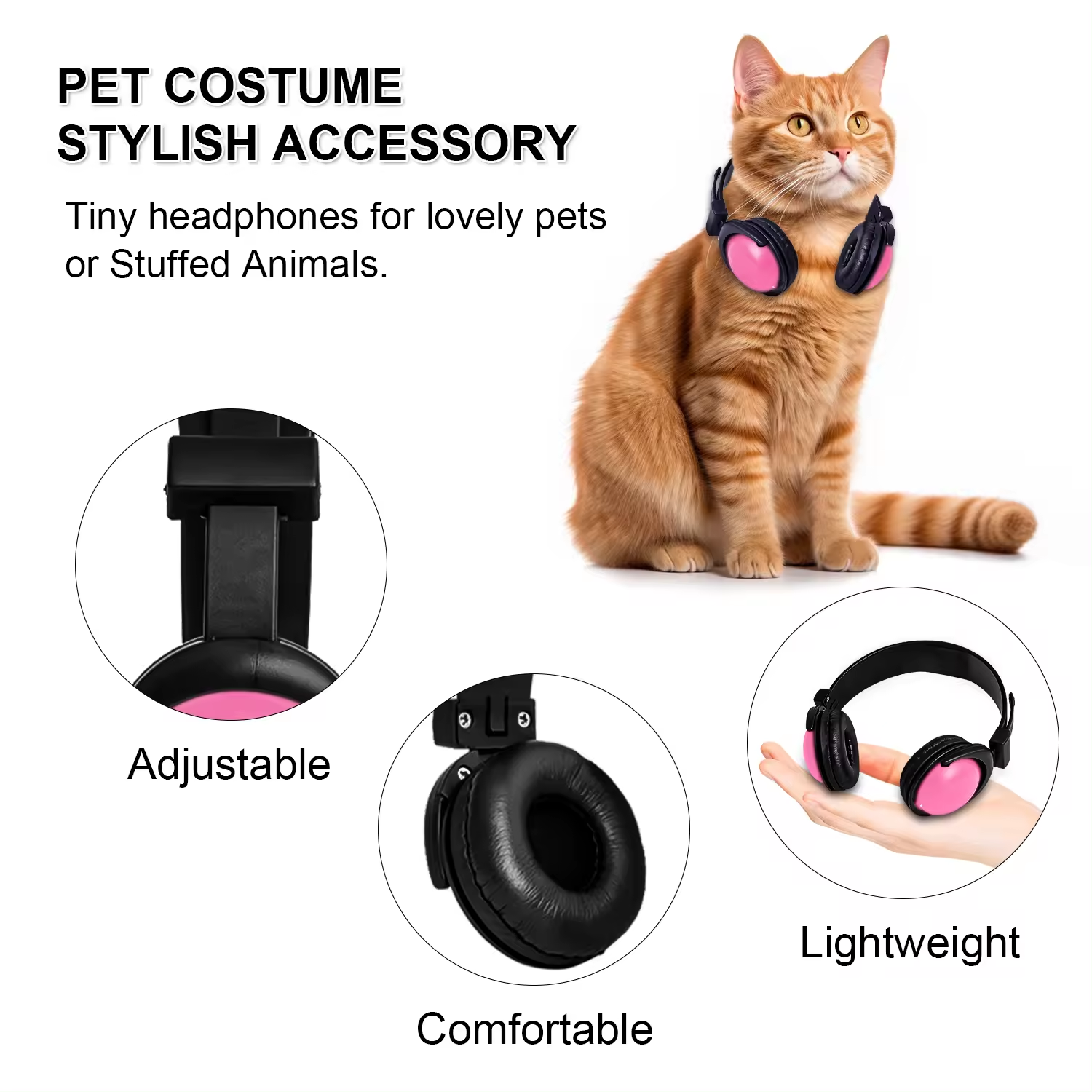 Pet Headphones Toy Dress Up Headsets