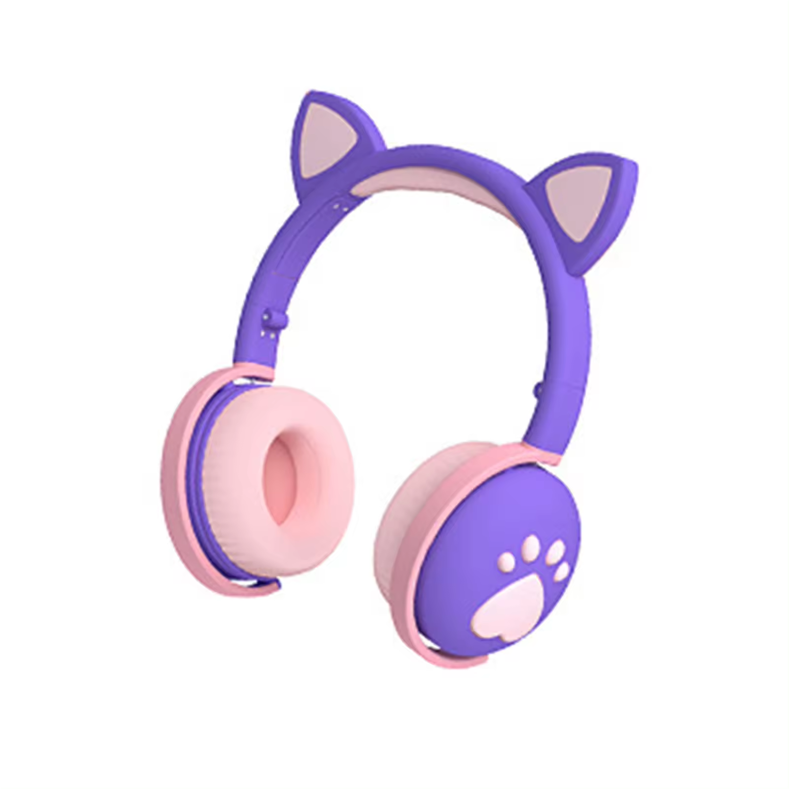 Cute cat ear Led Light glowing headphone