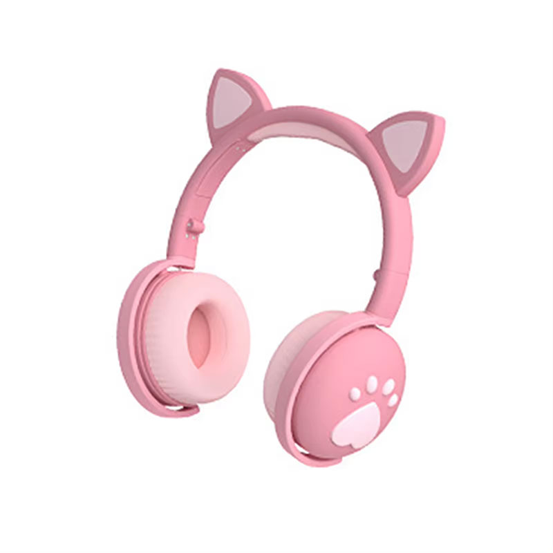 Cute cat ear Led Light glowing headphone